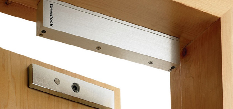 Magnetic lock installation McFarland